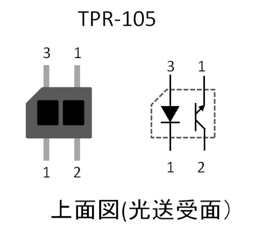 TPR-105の端子