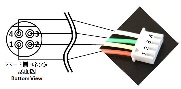 LEDとコネクタの配線